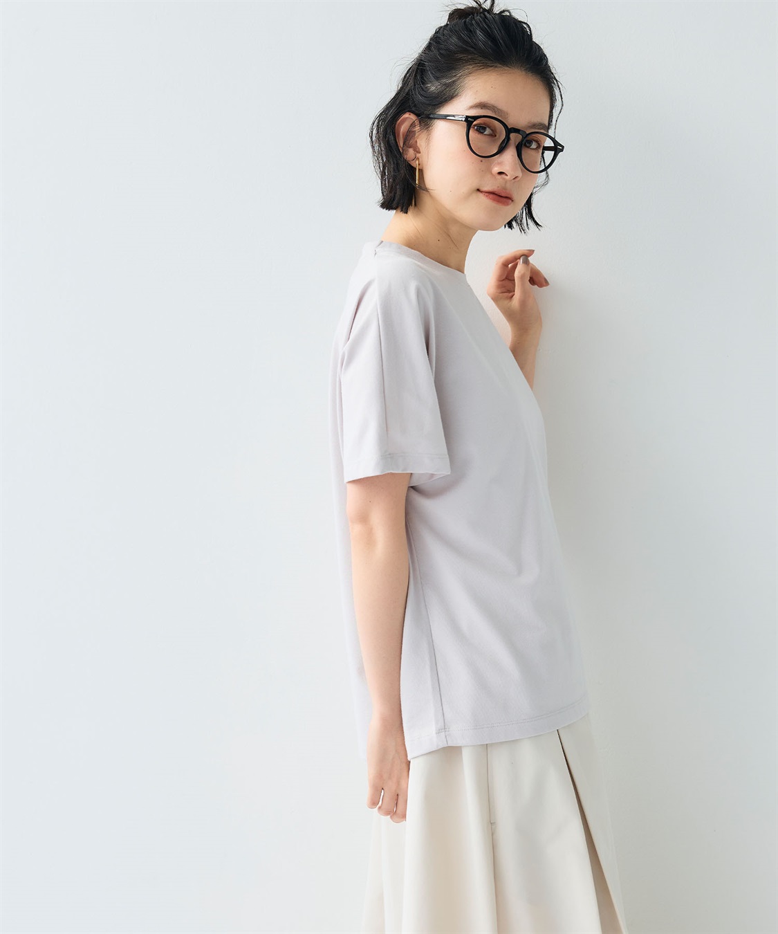 CROSS FUNCTION 《汗染み防止》正解ドルマンクルーネックTシャツ_sub_8