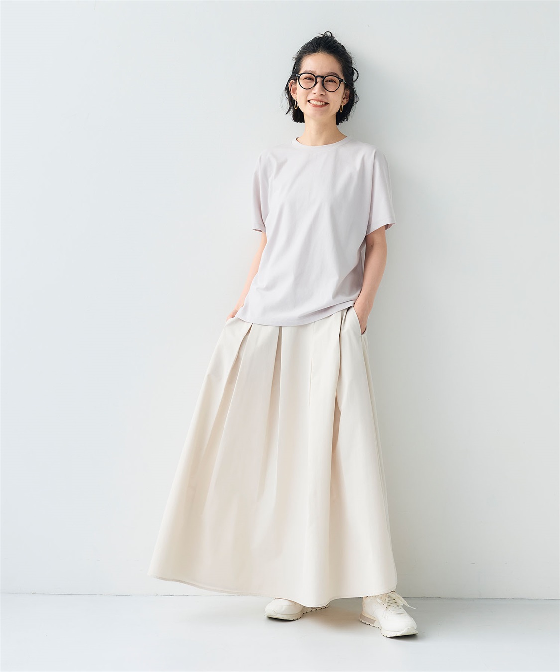 CROSS FUNCTION 《汗染み防止》正解ドルマンクルーネックTシャツ_sub_12