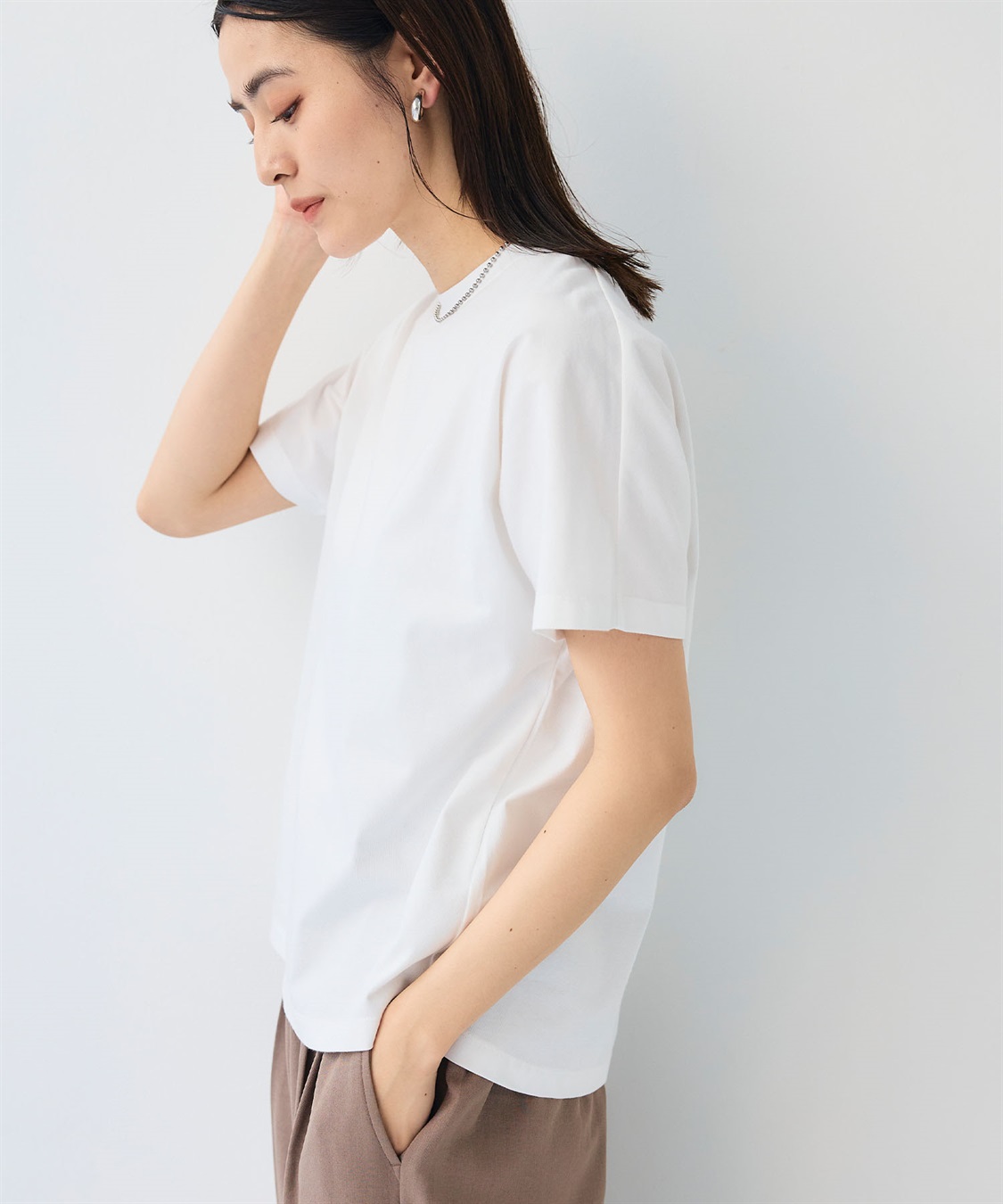 CROSS FUNCTION 《汗染み防止》正解ドルマンクルーネックTシャツ_sub_14