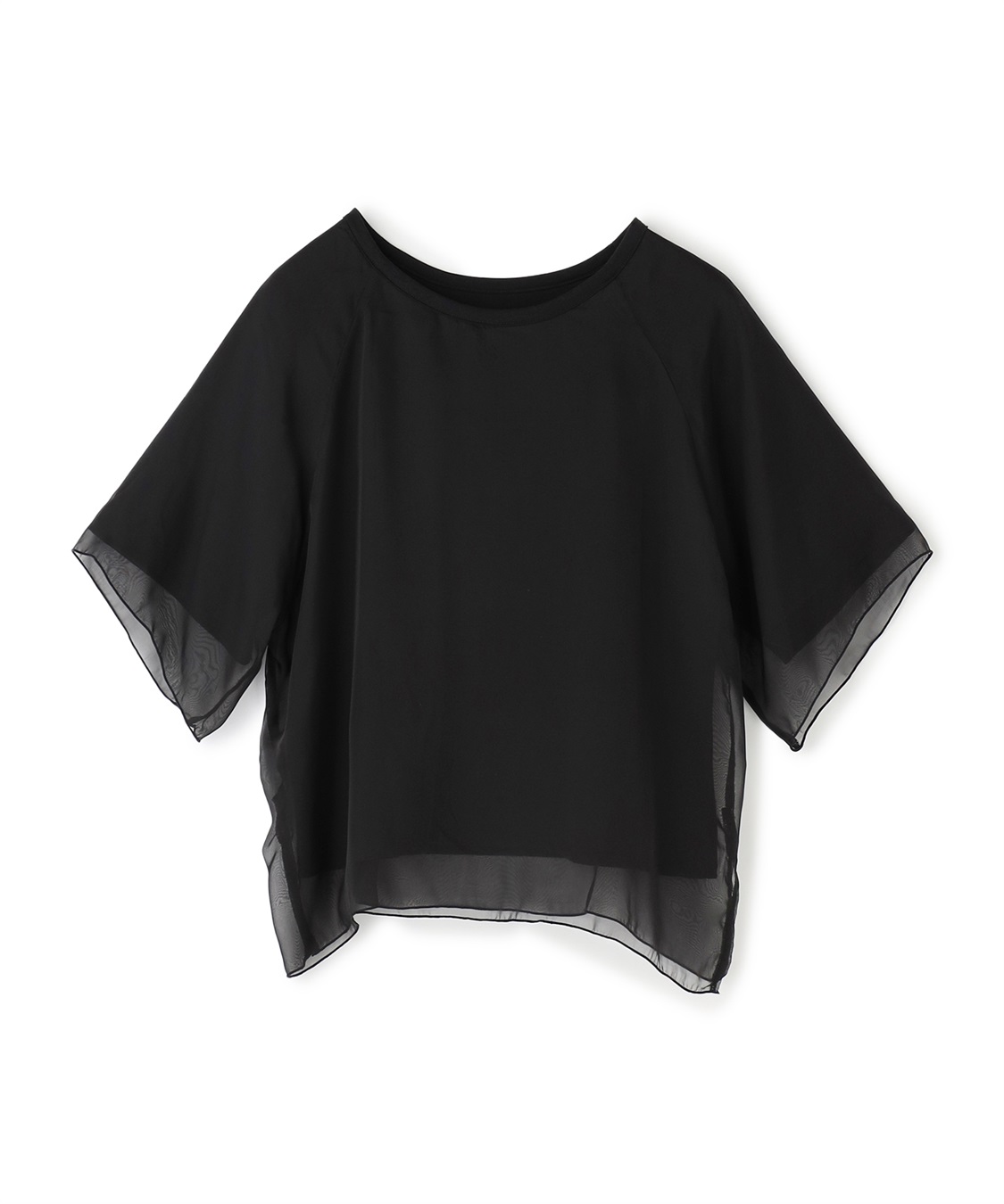 CROSS FUNCTION 《マシンウォッシャブル》エブ楽 シフォンレイヤードトップス_sub_27