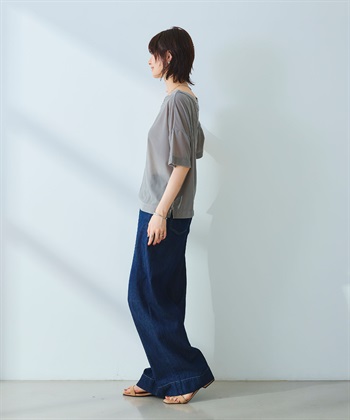 CROSS FUNCTION 《高通気性》エブ楽 セミシアースキンベロアTシャツ_subthumb_11