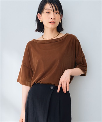 CROSS FUNCTION 《高通気性》エブ楽 セミシアースキンベロアTシャツ_subthumb_13