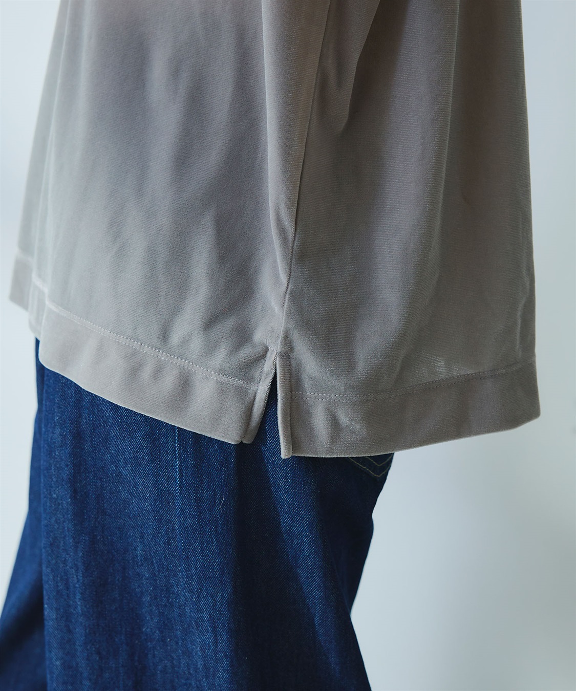 CROSS FUNCTION 《高通気性》エブ楽 セミシアースキンベロアTシャツ_sub_28