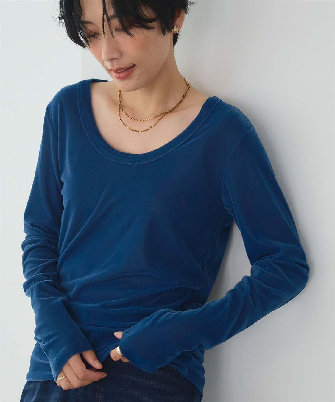 CROSS FUNCTION 《高通気性》エブ楽 2wayスキンベロアトップス_sub_2