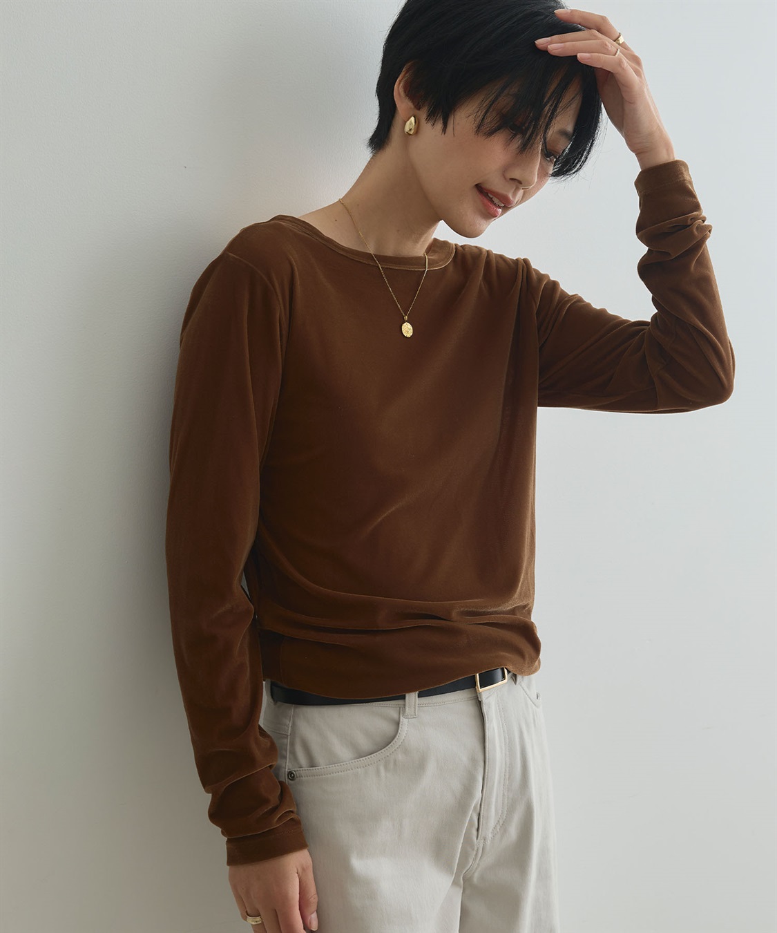 CROSS FUNCTION 《高通気性》エブ楽 2wayスキンベロアトップス_sub_3