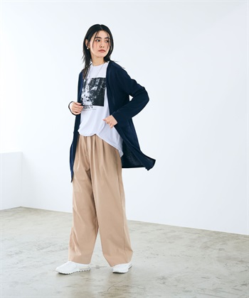 CROSS FUNCTION 《洗える》エブ楽 シアーVミドルカーディガン_subthumb_19