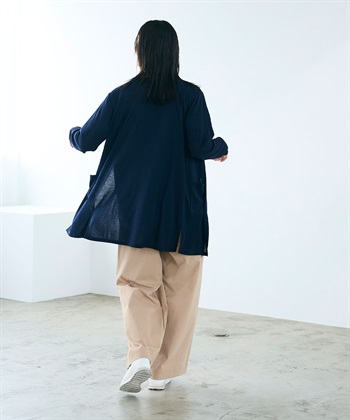 CROSS FUNCTION 《洗える》エブ楽 シアーVミドルカーディガン_subthumb_21