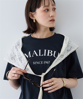 CROSS FUNCTION 《UV・接触冷感》エブ楽 MALIBUロゴデザインTシャツ_subthumb_1