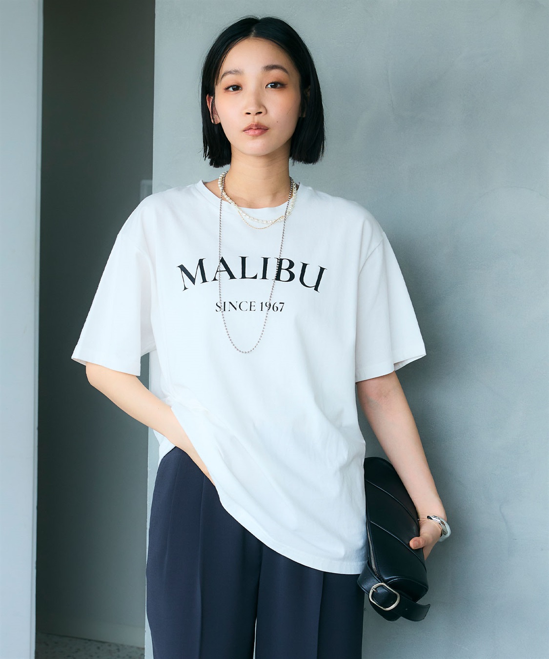 CROSS FUNCTION 《UV・接触冷感》エブ楽 MALIBUロゴデザインTシャツ_sub_2