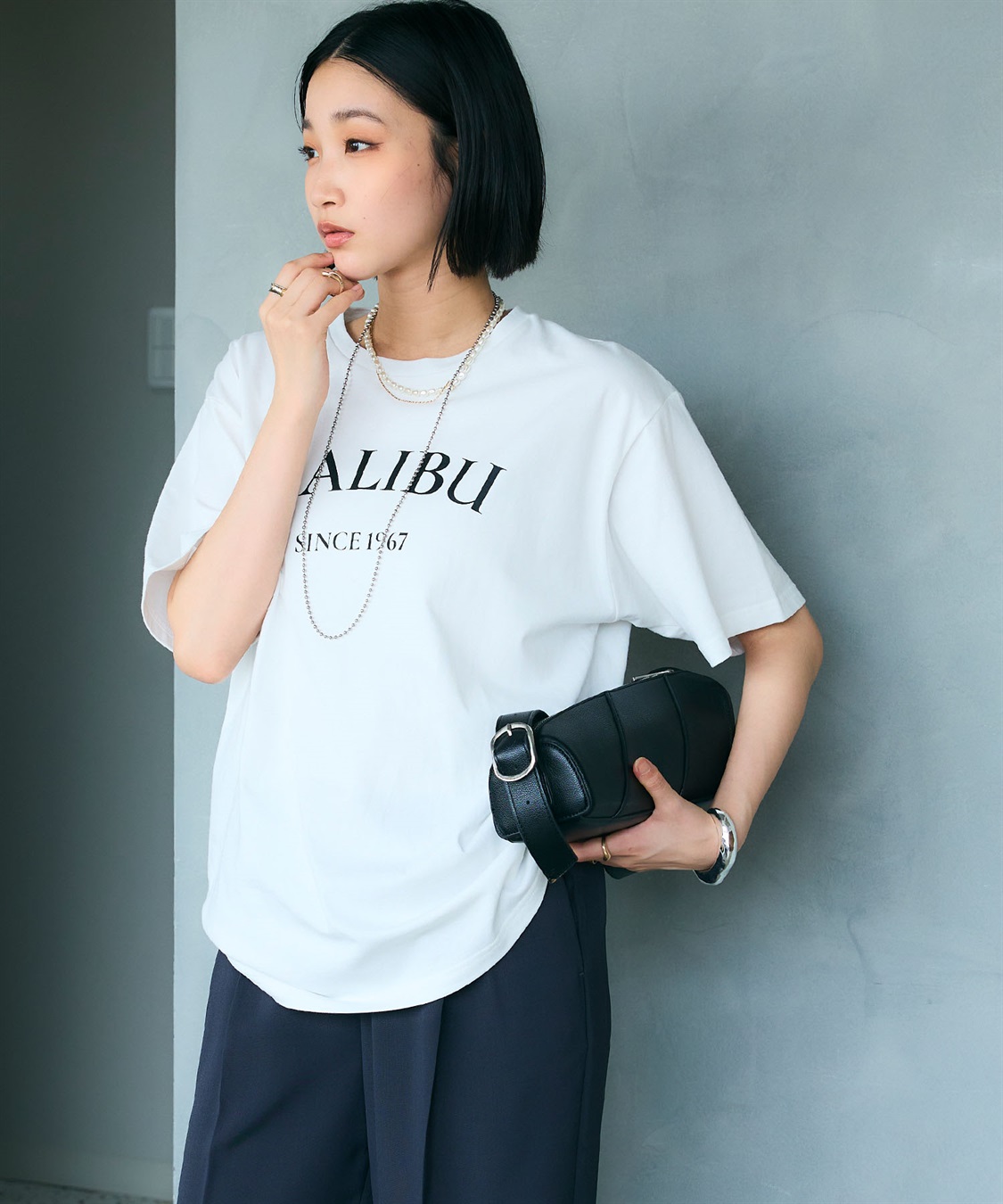 CROSS FUNCTION 《UV・接触冷感》エブ楽 MALIBUロゴデザインTシャツ_sub_4