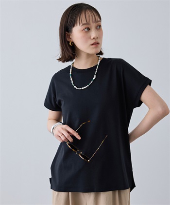 CROSS FUNCTION 《汗染み防止》エブ楽 天竺フレンチスリーブTシャツ_subthumb_15