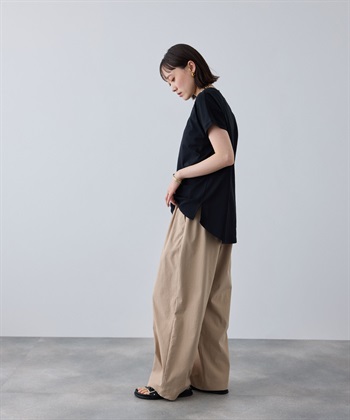 CROSS FUNCTION 《汗染み防止》エブ楽 天竺フレンチスリーブTシャツ_subthumb_18