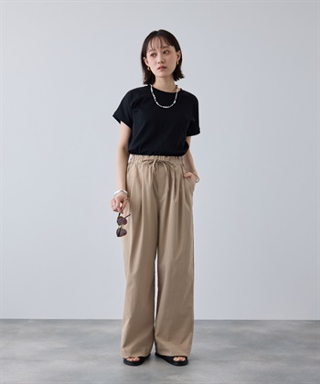 CROSS FUNCTION 《汗染み防止》エブ楽 天竺フレンチスリーブTシャツ_subthumb_19