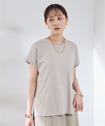 CROSS FUNCTION 《汗染み防止》エブ楽 天竺フレンチスリーブTシャツ_subthumb_21