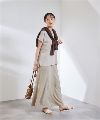 CROSS FUNCTION 《汗染み防止》エブ楽 天竺フレンチスリーブTシャツ_subthumb_26