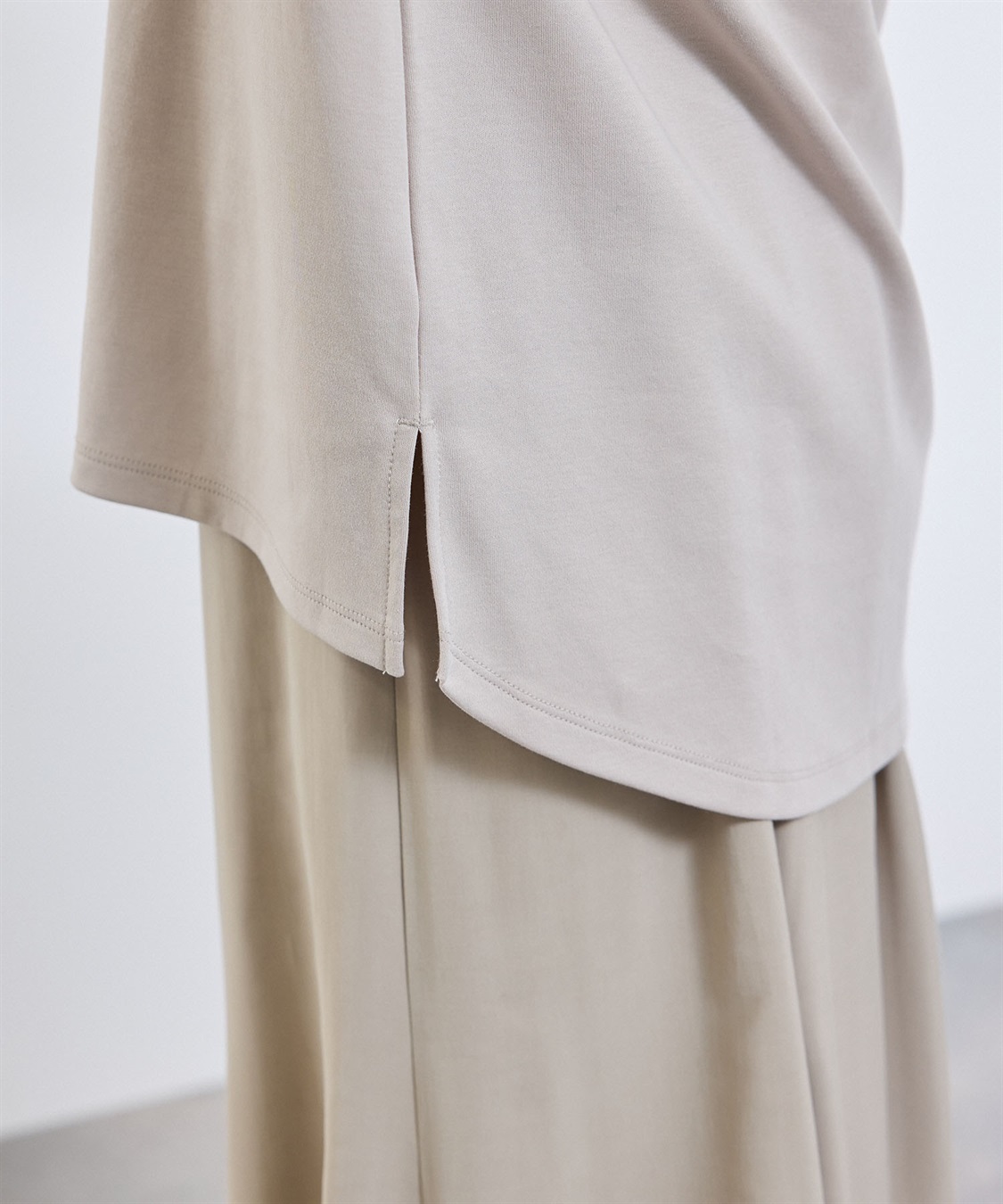 CROSS FUNCTION 《汗染み防止》エブ楽 天竺フレンチスリーブTシャツ_sub_28