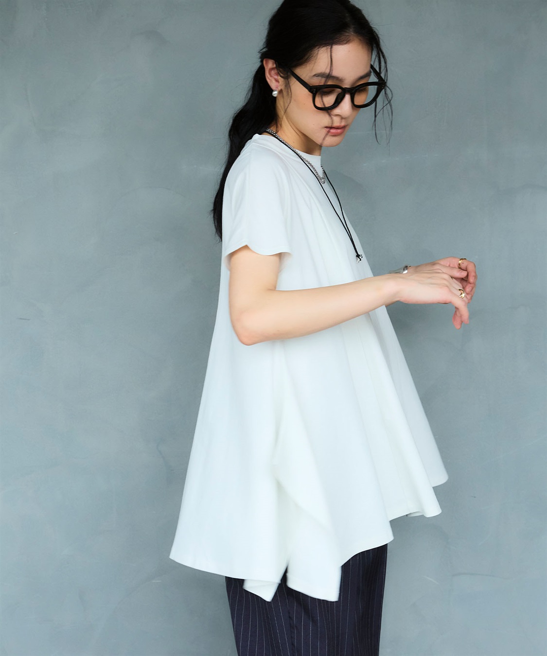 CROSS FUNCTION 《汗染み防止》エブ楽 天竺ベーシックTシャツ_sub_5