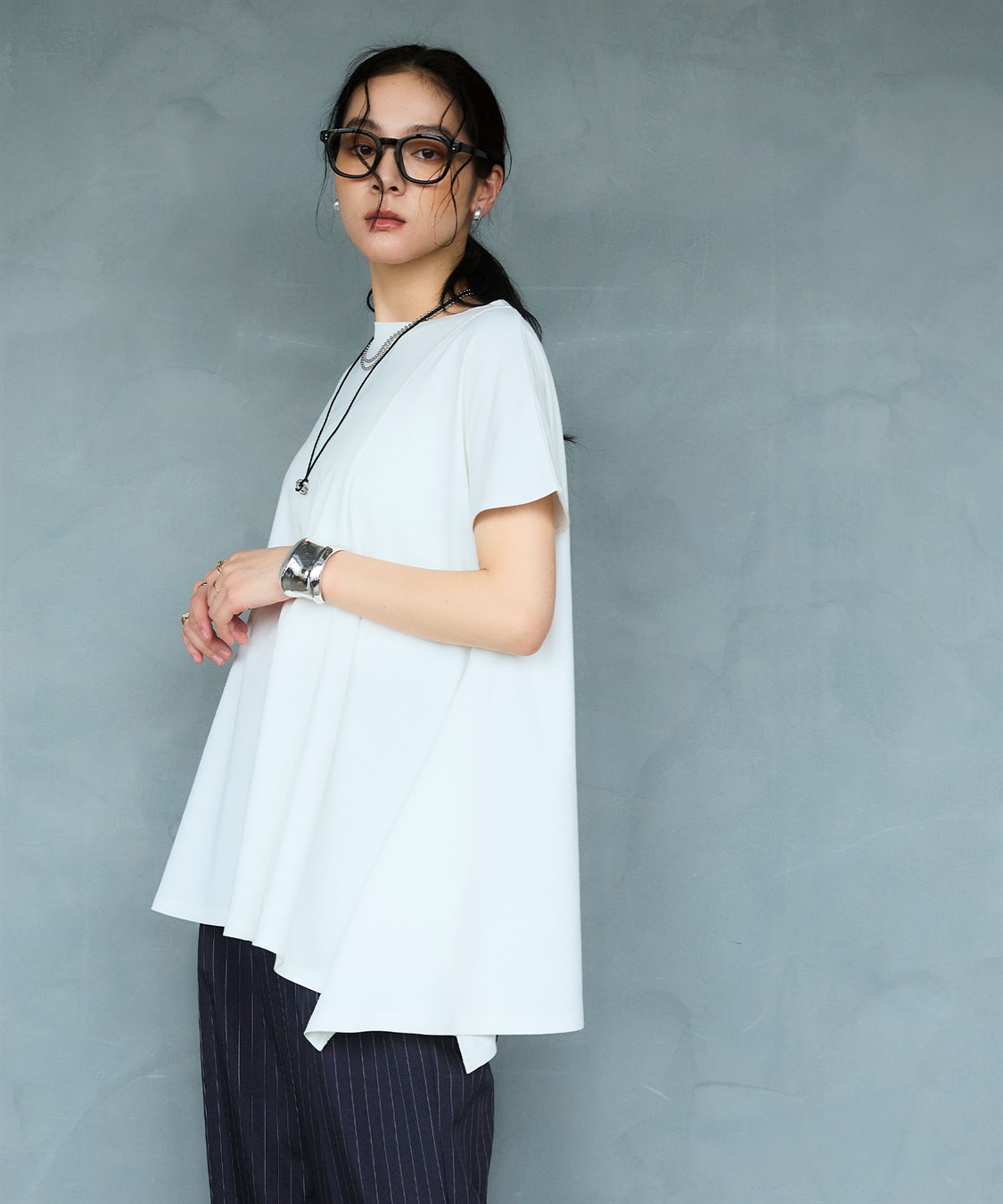 CROSS FUNCTION 《汗染み防止》エブ楽 天竺ベーシックTシャツ_sub_6