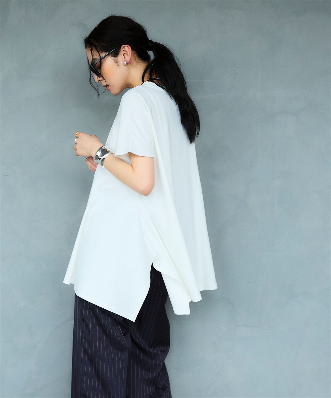 CROSS FUNCTION 《汗染み防止》エブ楽 天竺ベーシックTシャツ_sub_7