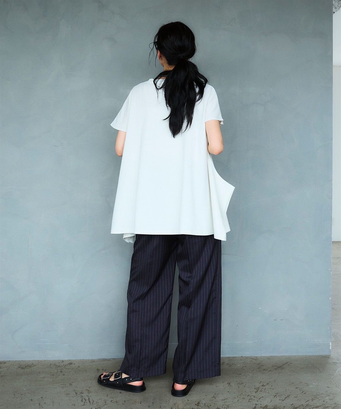 CROSS FUNCTION 《汗染み防止》エブ楽 天竺ベーシックTシャツ_sub_11