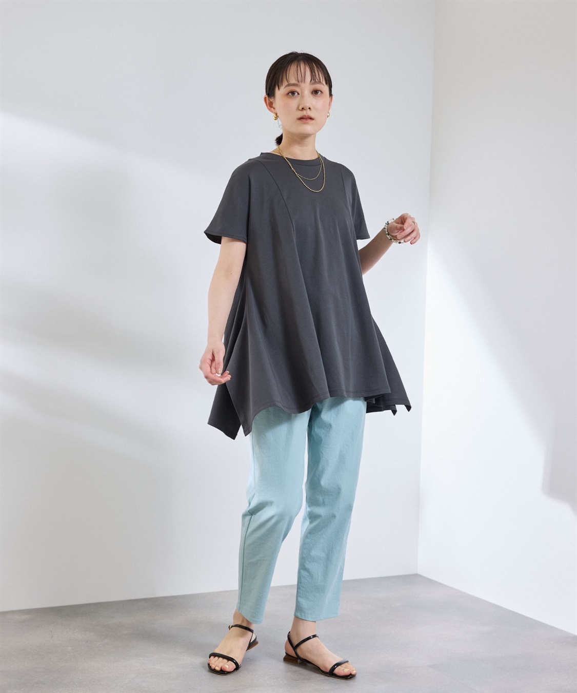 CROSS FUNCTION 《汗染み防止》エブ楽 天竺ベーシックTシャツ_sub_19