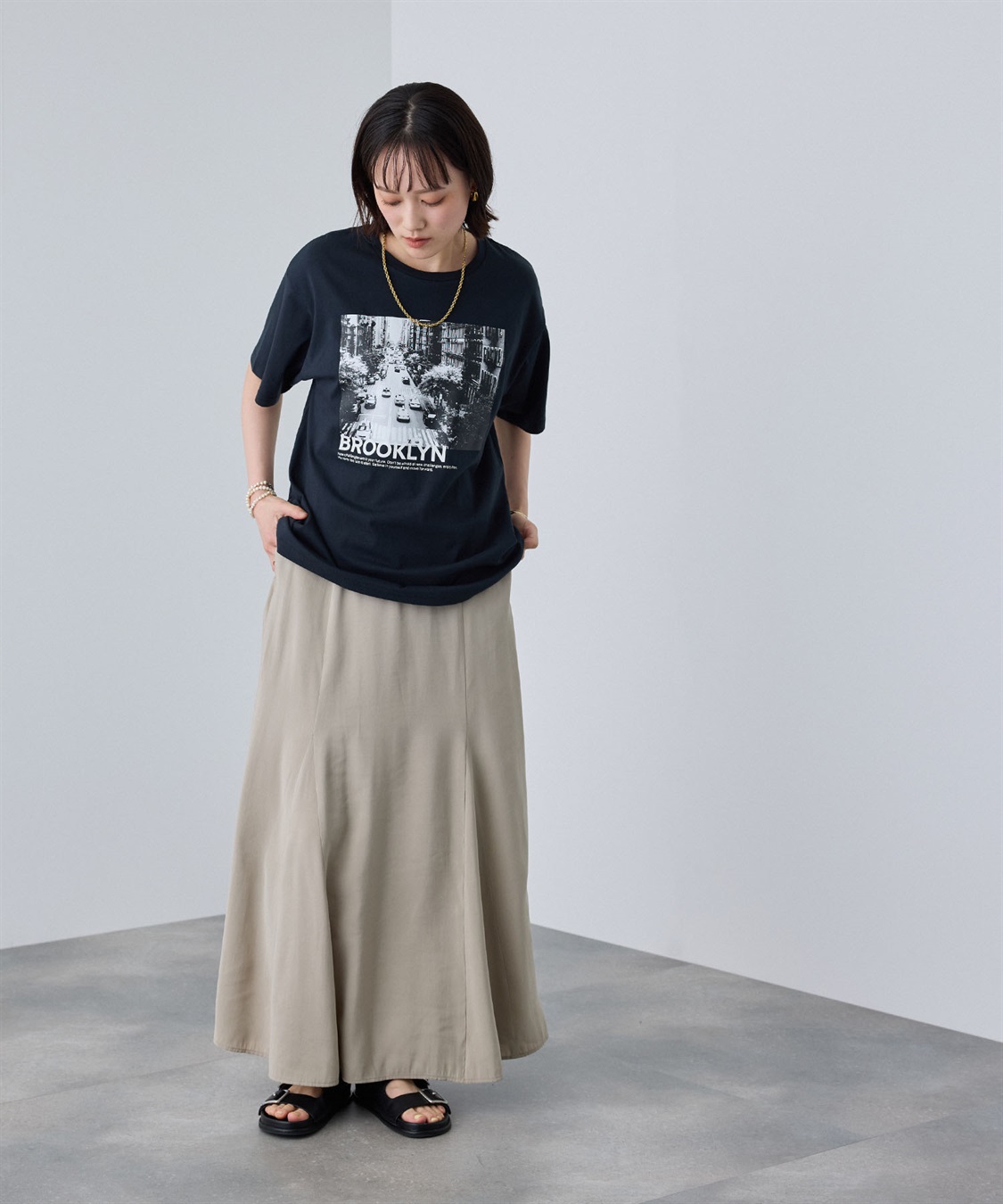 CROSS FUNCTION 《UV・接触冷感》エブ楽 BrooklynフォトプリントTシャツ_sub_8
