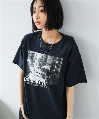 CROSS FUNCTION 《UV・接触冷感》エブ楽 BrooklynフォトプリントTシャツ_subthumb_14