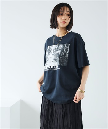 CROSS FUNCTION 《UV・接触冷感》エブ楽 BrooklynフォトプリントTシャツ_subthumb_17