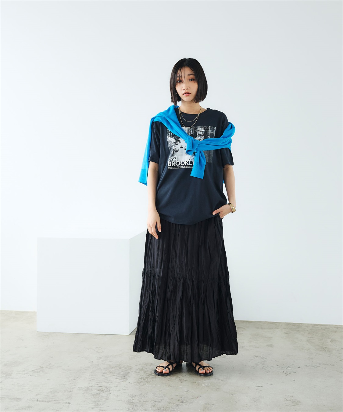 CROSS FUNCTION 《UV・接触冷感》エブ楽 BrooklynフォトプリントTシャツ_sub_18