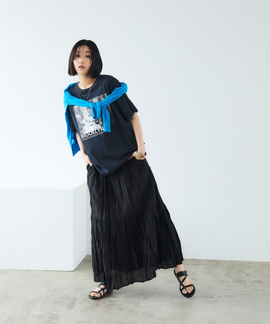 CROSS FUNCTION 《UV・接触冷感》エブ楽 BrooklynフォトプリントTシャツ_sub_19