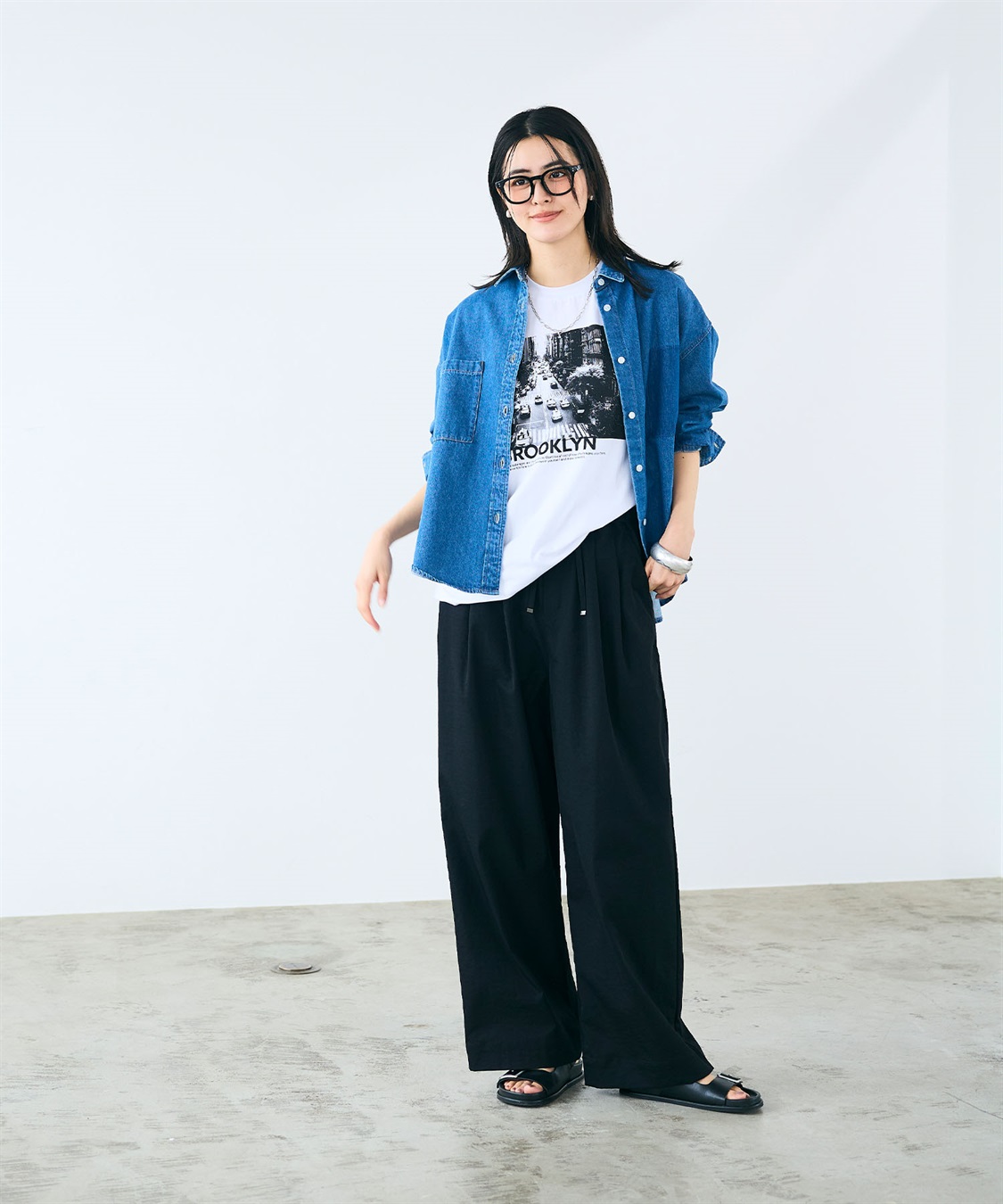 CROSS FUNCTION 《UV・接触冷感》エブ楽 BrooklynフォトプリントTシャツ_sub_24