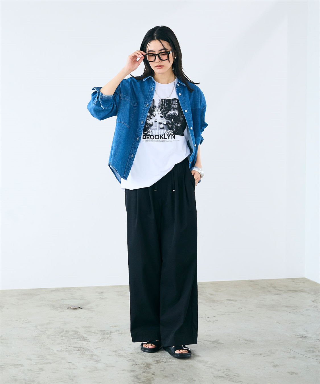 CROSS FUNCTION 《UV・接触冷感》エブ楽 BrooklynフォトプリントTシャツ_sub_25
