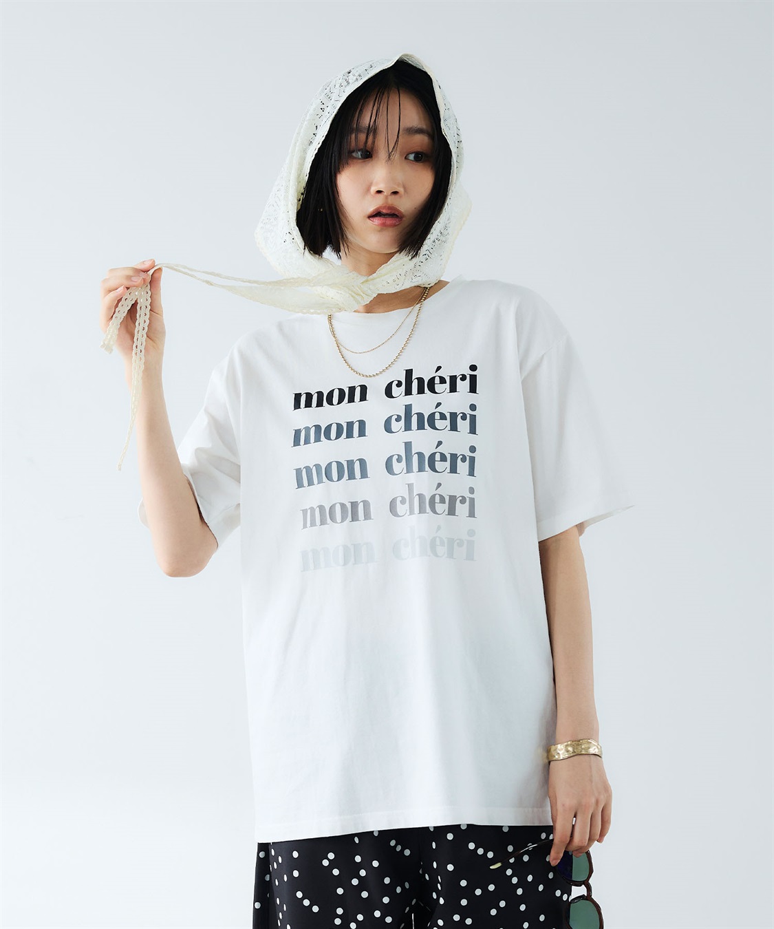 CROSS FUNCTION 《UV・接触冷感》エブ楽 ロゴプリントTシャツ_sub_2