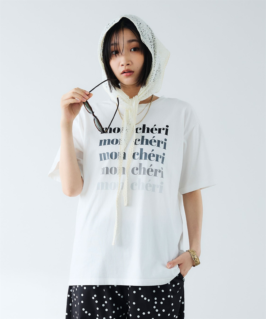 CROSS FUNCTION 《UV・接触冷感》エブ楽 ロゴプリントTシャツ_sub_4
