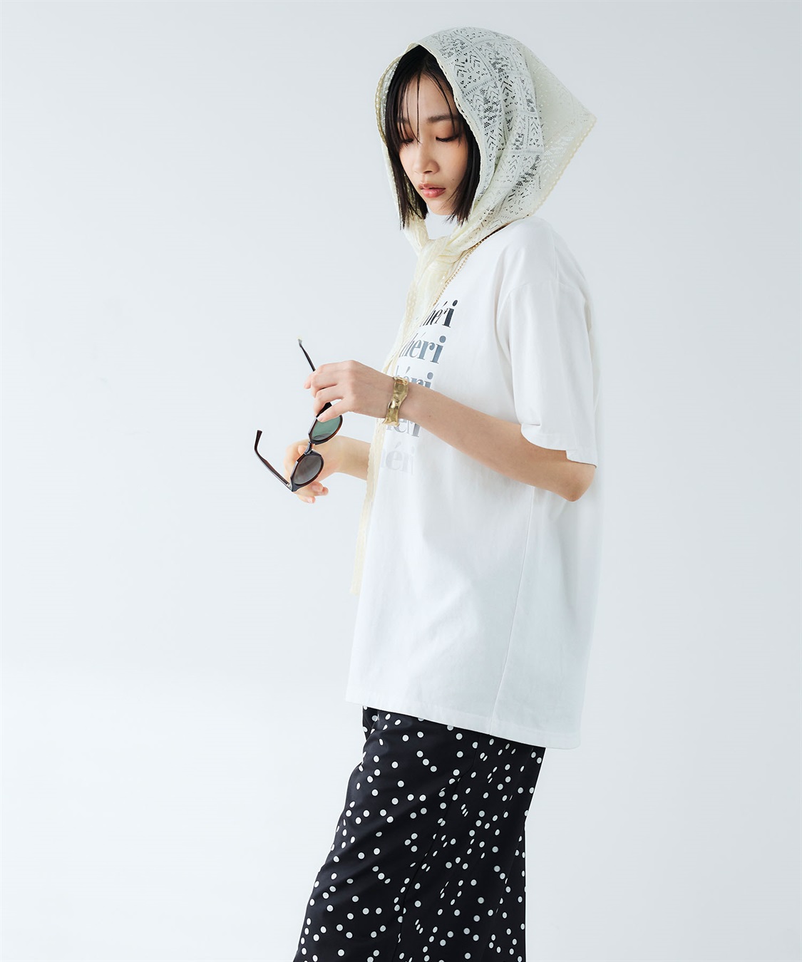 CROSS FUNCTION 《UV・接触冷感》エブ楽 ロゴプリントTシャツ_sub_6