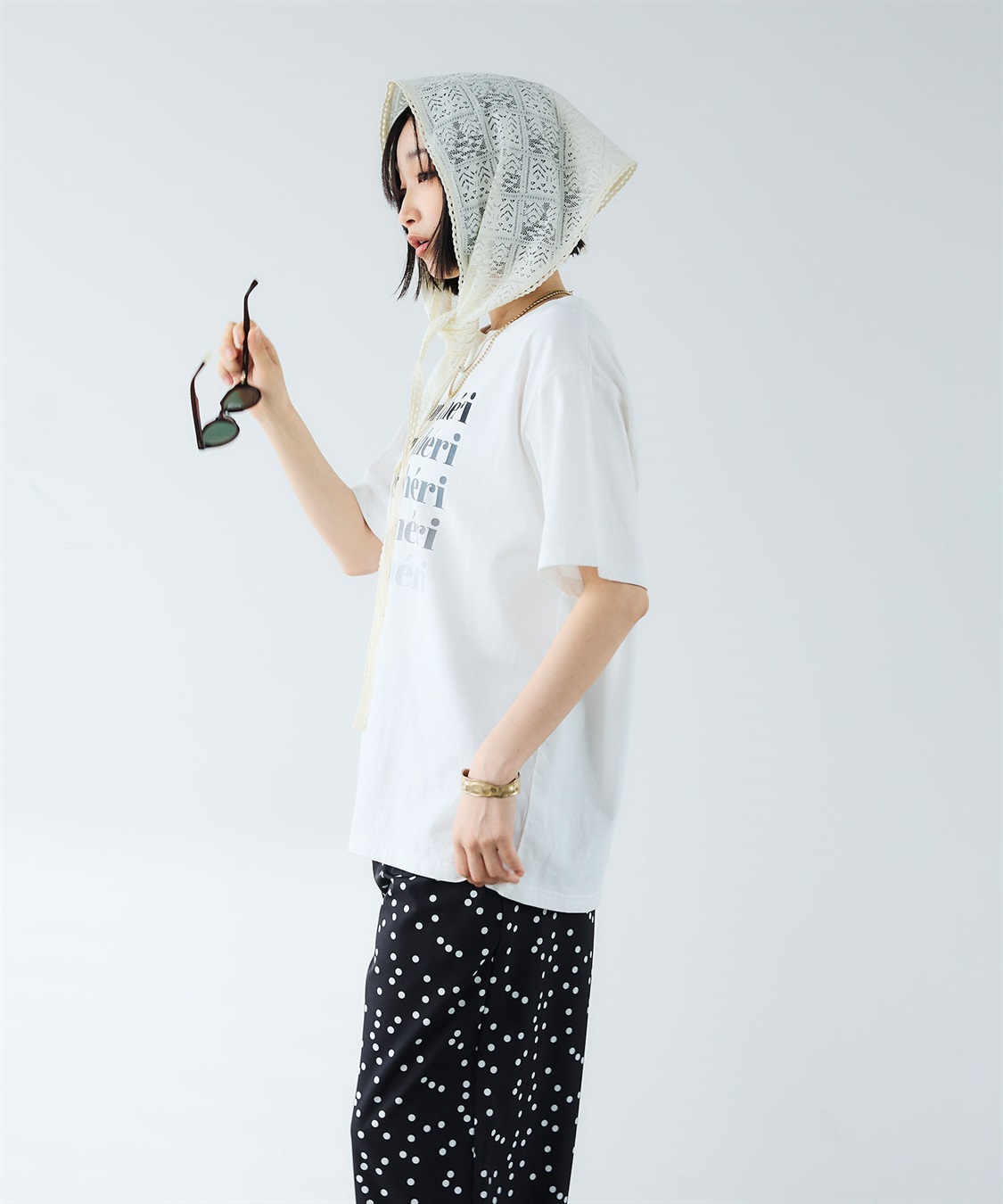 CROSS FUNCTION 《UV・接触冷感》エブ楽 ロゴプリントTシャツ_sub_7
