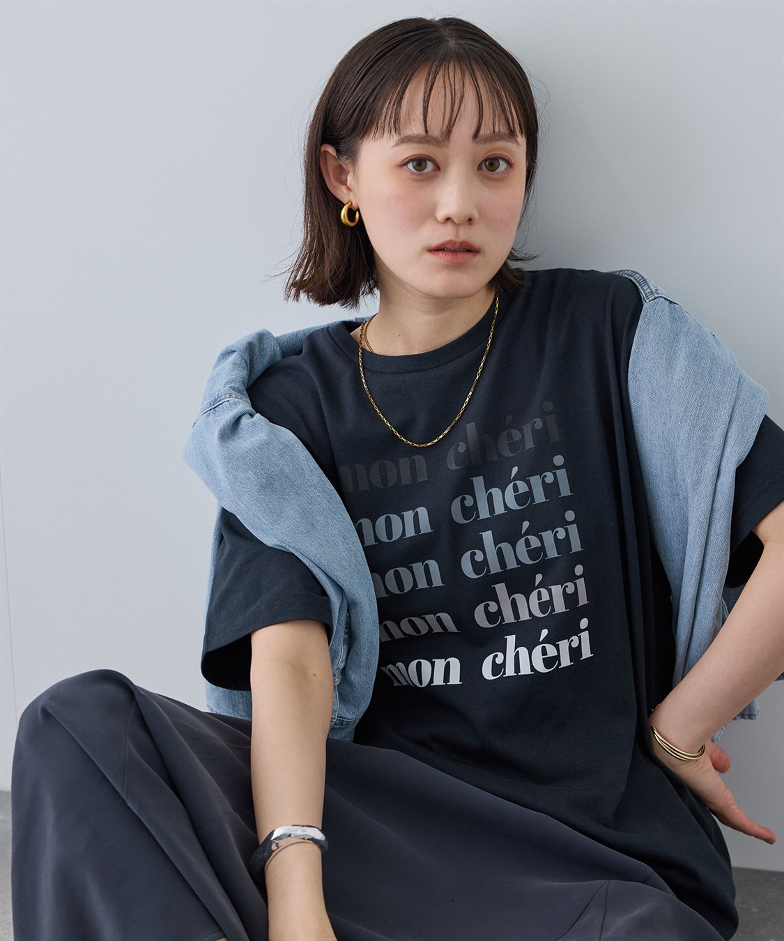 CROSS FUNCTION 《UV・接触冷感》エブ楽 ロゴプリントTシャツ_sub_15