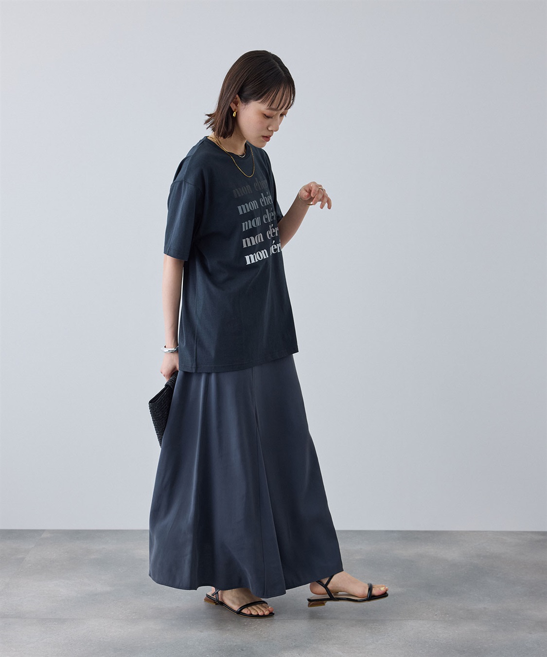 CROSS FUNCTION 《UV・接触冷感》エブ楽 ロゴプリントTシャツ_sub_19