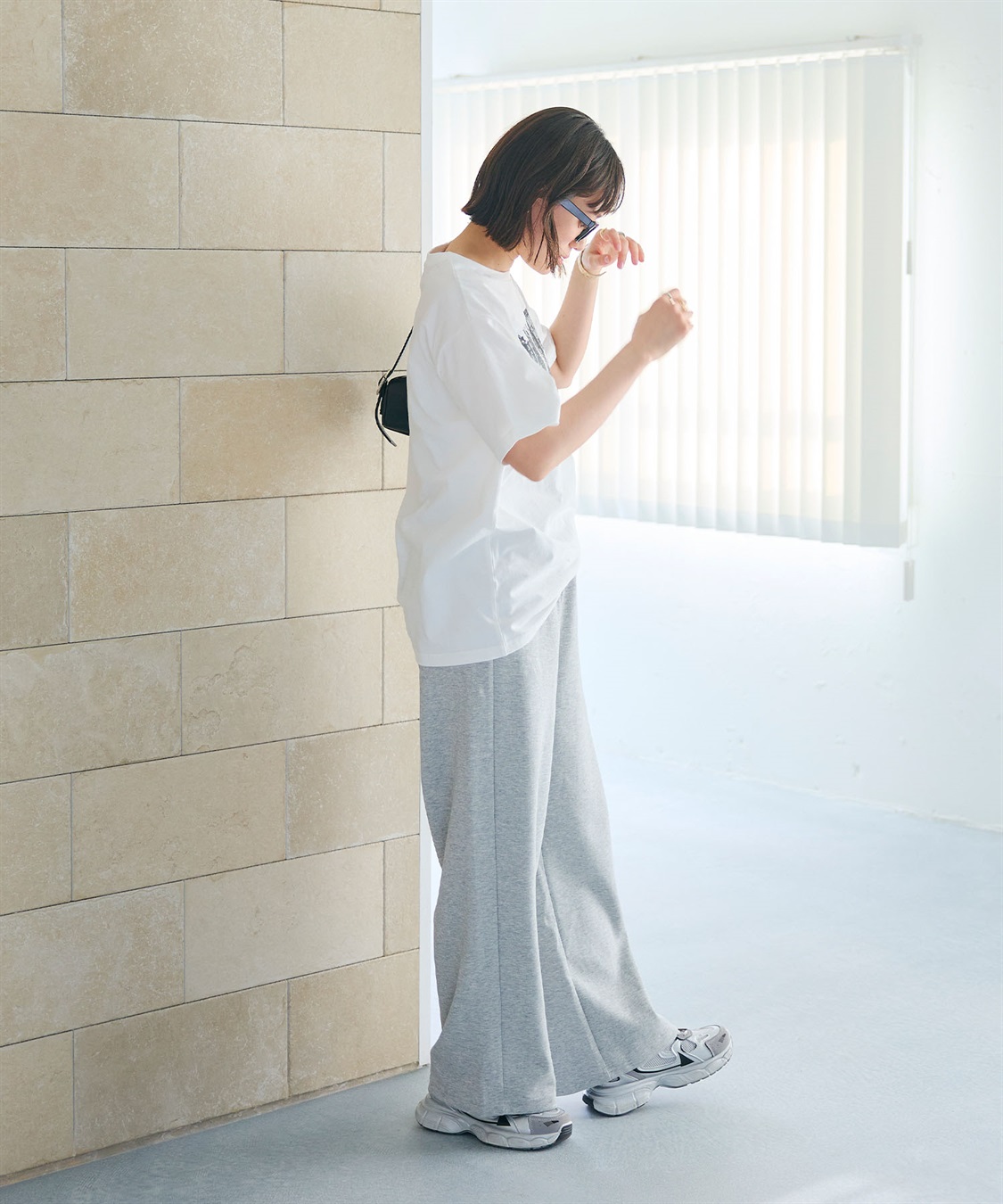 CROSS FUNCTION 《ストレッチ》スウェットワイドパンツ_sub_11