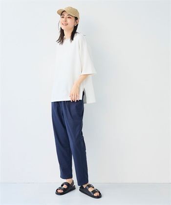 CROSS FUNCTION 《シワになりにくい》エブ楽 なめらかダンボール ビッグシルエットTシャツ_subthumb_21