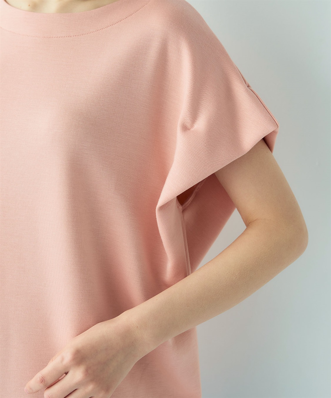 CROSS FUNCTION 《UV/接触冷感》エブ楽 なめらかダンボール フレンチスリーブドルマンTシャツ_sub_28