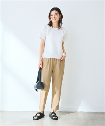 CROSS FUNCTION 《汗染み防止》裾スリットベーシックTシャツ_subthumb_12