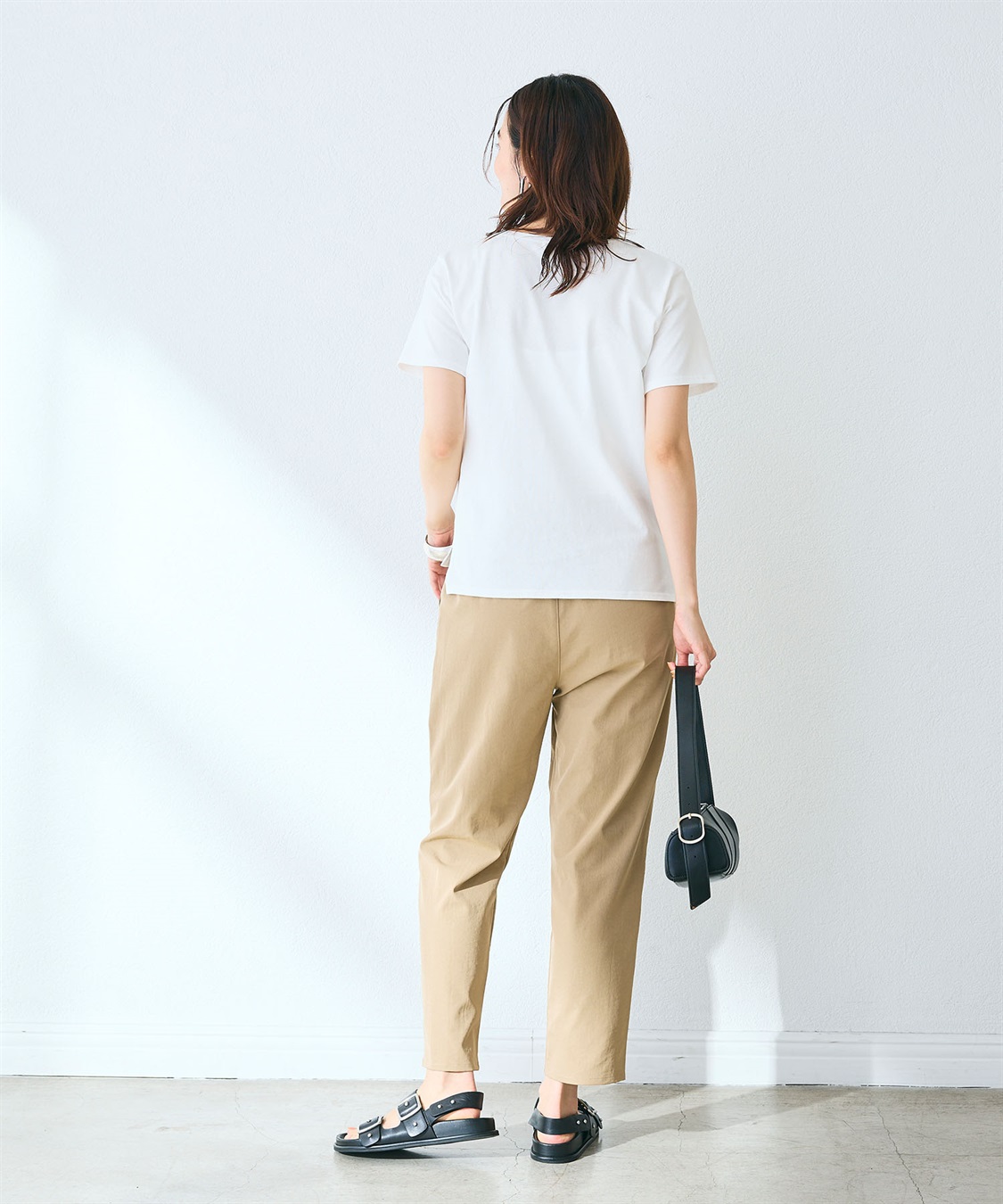 CROSS FUNCTION 《汗染み防止》裾スリットベーシックTシャツ_sub_13