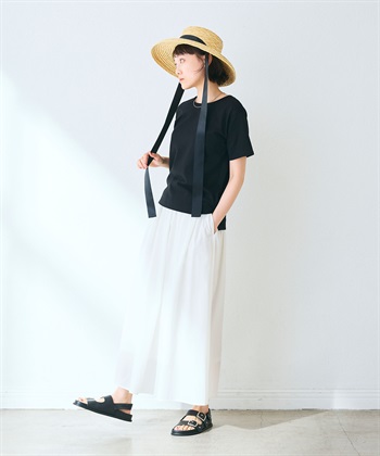 CROSS FUNCTION 《汗染み防止》裾スリットベーシックTシャツ_subthumb_18