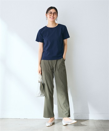 CROSS FUNCTION 《汗染み防止》裾スリットベーシックTシャツ_subthumb_21