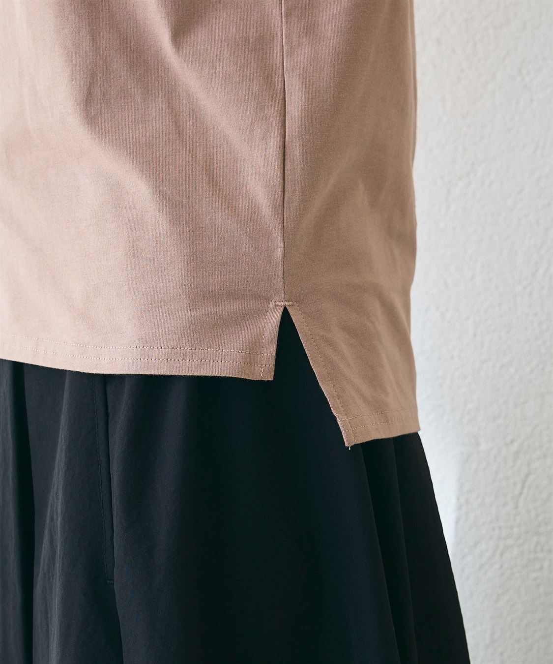 CROSS FUNCTION 《汗染み防止》裾スリットベーシックTシャツ_sub_28