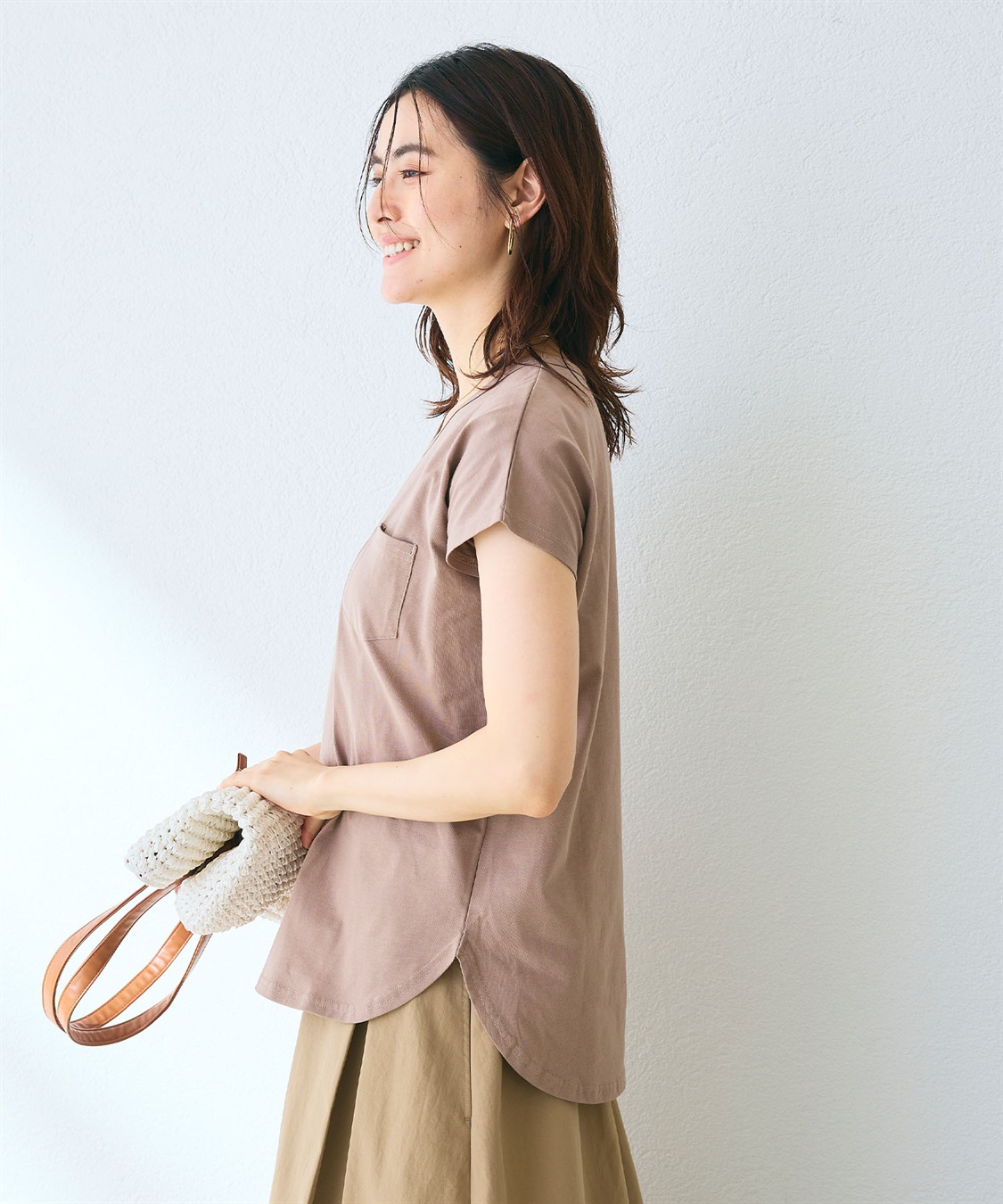 CROSS FUNCTION 《汗染み防止》フロントポケットTシャツ_sub_6