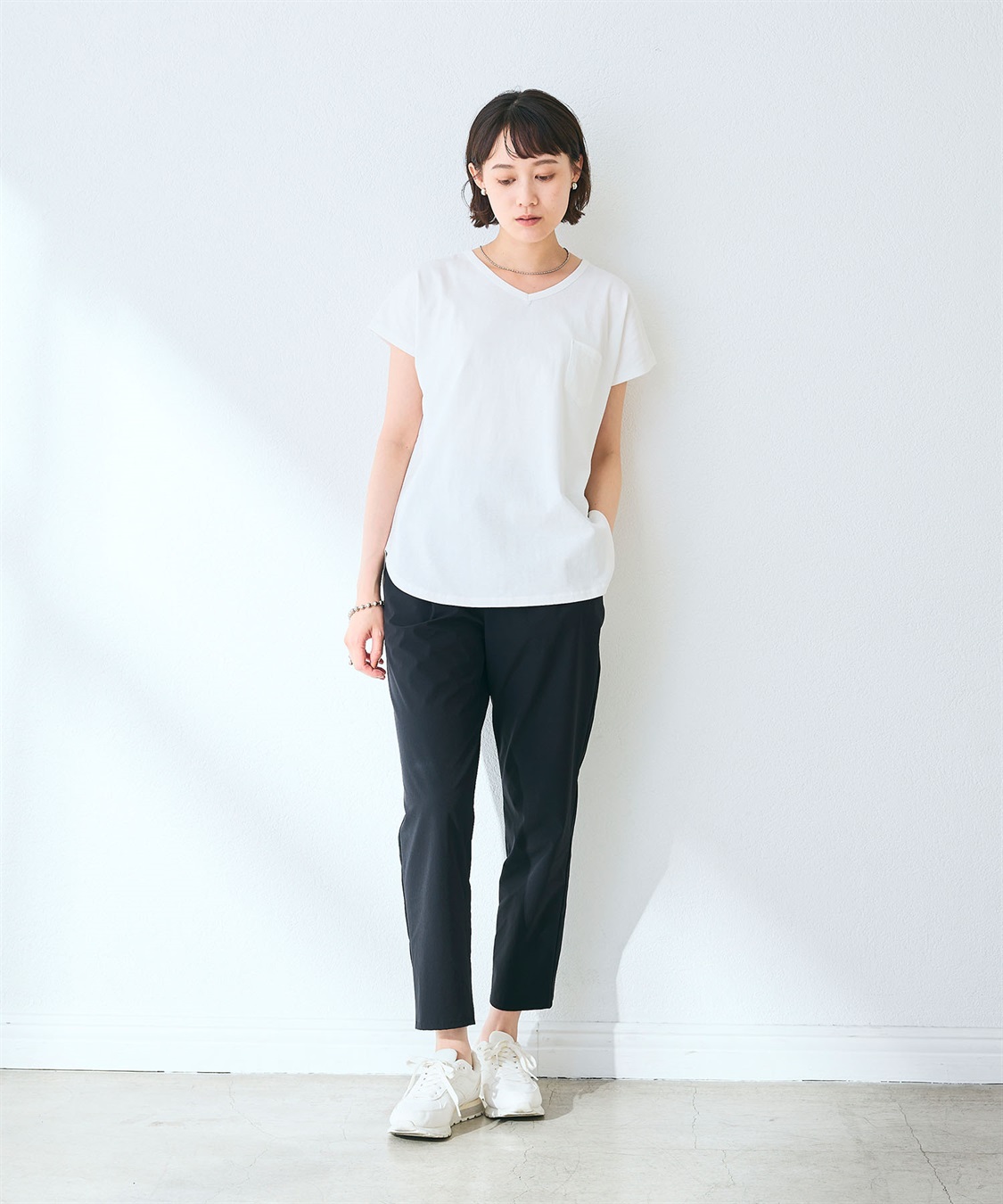 CROSS FUNCTION 《汗染み防止》フロントポケットTシャツ_sub_14