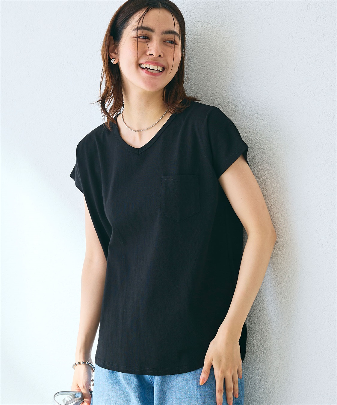 CROSS FUNCTION 《汗染み防止》フロントポケットTシャツ_sub_15