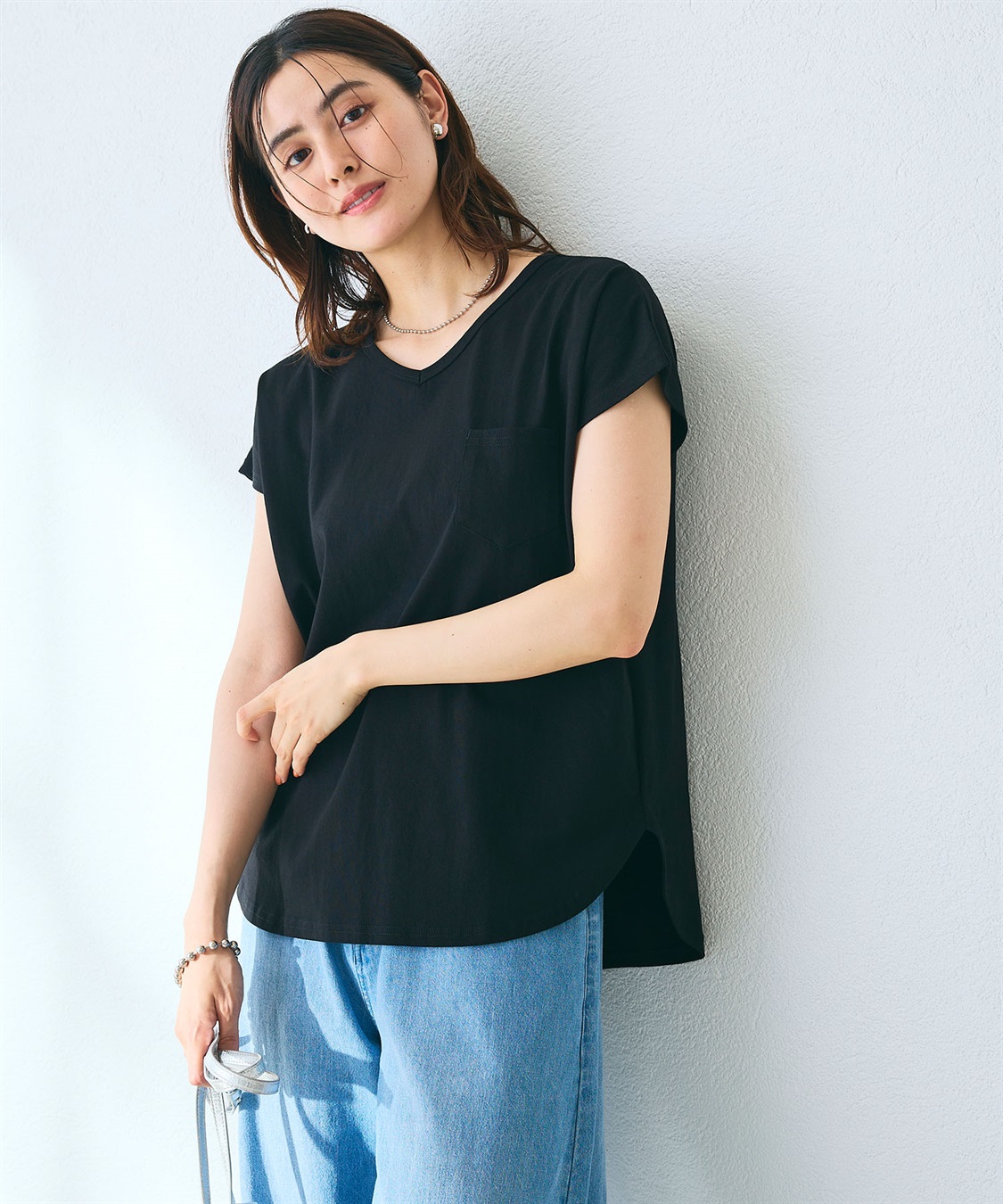 CROSS FUNCTION 《汗染み防止》フロントポケットTシャツ_sub_16